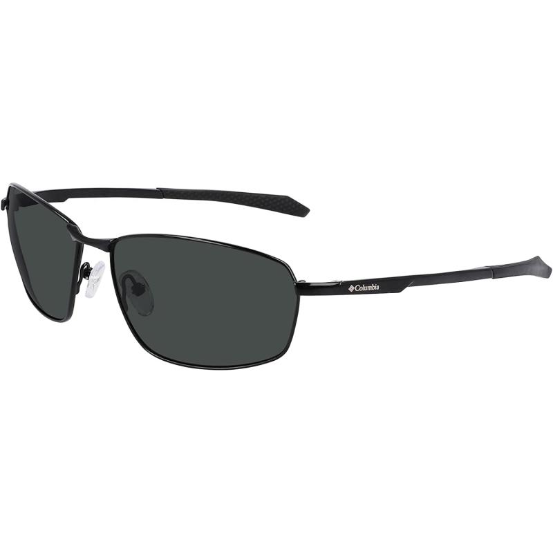 Columbia Men’s Fir Ridge Rectangular Sunglasses(Shiny Black/Solid Green ...