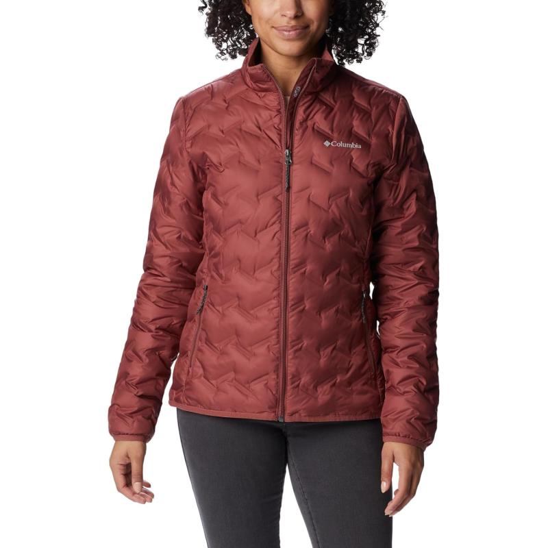 Columbia Women’s Delta Ridge Down Jacket(Beetroot) - Columbia Outlet